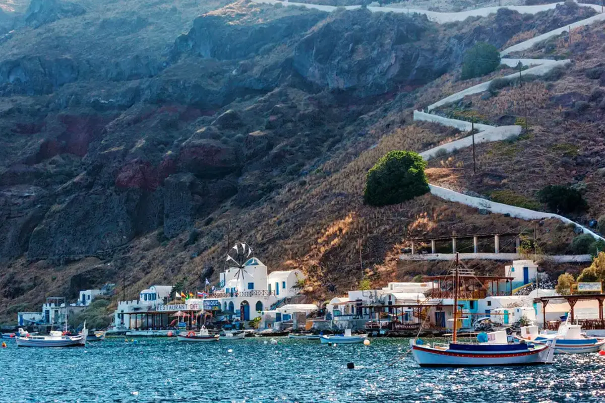 Thirasia Island Santorini