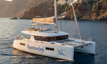 Santorini catamaran cruise