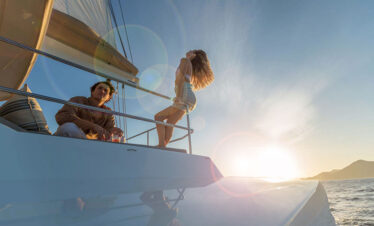 Santorini catamaran cruise